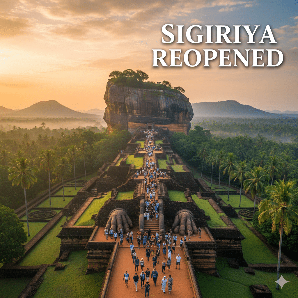 Sigiriya reopened